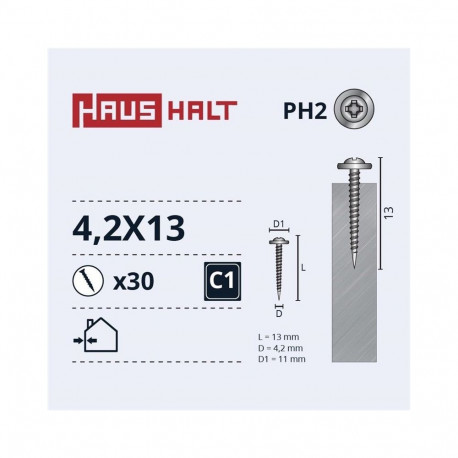 isekeermestuv kruvi 4,2x13 met/met Zn 30 tk