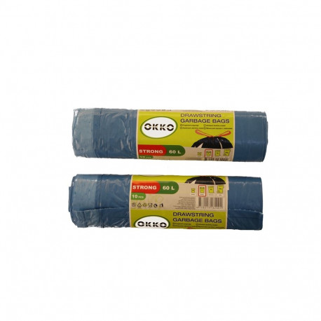 OKKO STR sinised prügikotid 60L 10tk