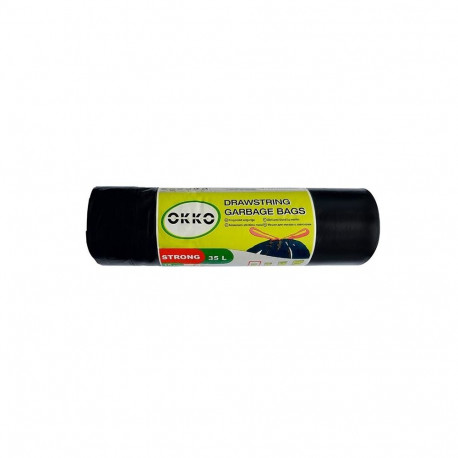 GARBAGE BAGS OKKO STRONG DS 35L 15PCS