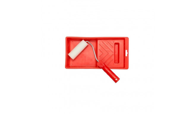 FOAM ROLLER 11CM+HANDL+TRAY 15X32CM OKKO