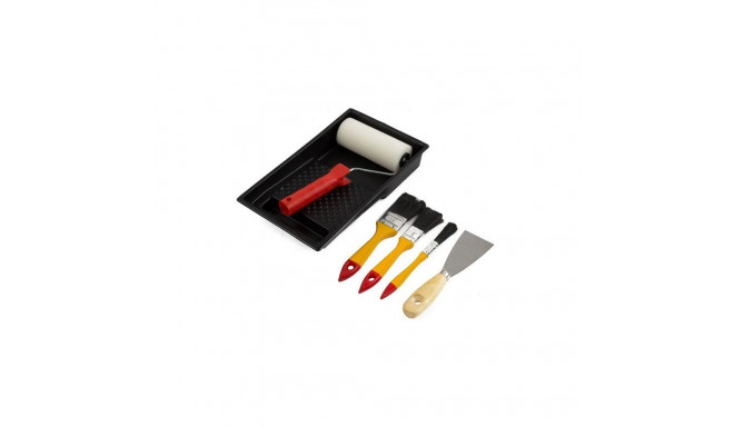 TRAY+3 BRUSH+SPATULA+ROLLER SET OKKO