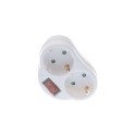 2WAY PLUG SOCKET WITH SWITCH KF-ZB-01/02