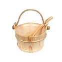 SAUNA BUCKET WITH LADLE (5 L)