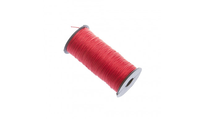 ROPE 100 M POLYAMIDE TWINED RED 1MM/100M