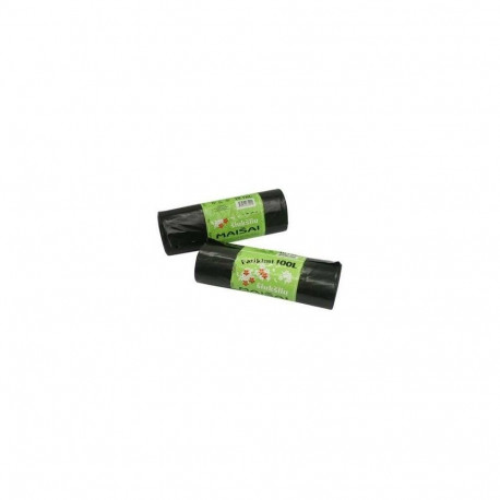 GARBAGE BAGS PLASTA STRONG 100L 10PCS