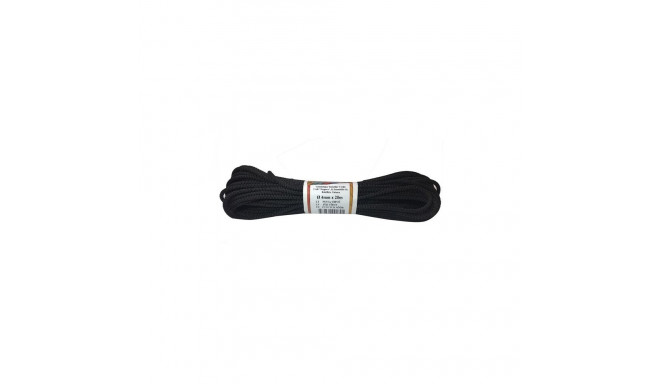 BRAIDED POLYAMIDE ROPE BLACK 2MM/25M