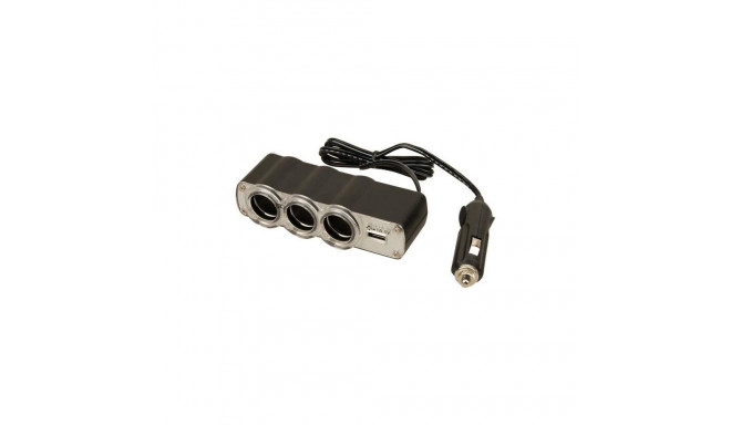 USB AND 12V SOCKET MULTIPLIER WITH CORD