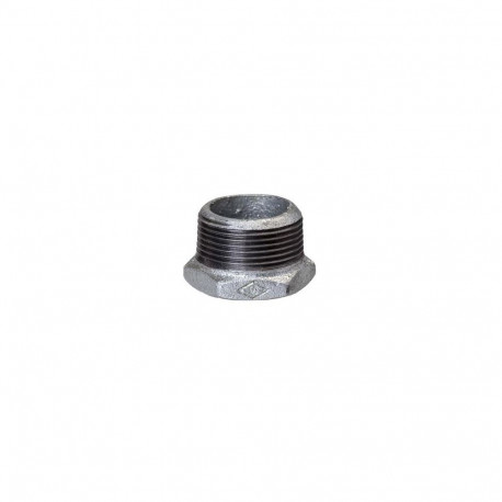 BRASS COUPLING 3/4X1/2 ZN V/I