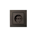 SOCKET OUTLET ĮKL16-204-01 EPSILON BLACK