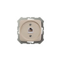 POWERP 1PLUG PC UNFR RJ45 SAND