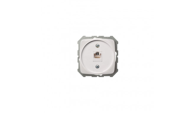 POWERPOINT 1 koht PC UNFR RJ45 valge