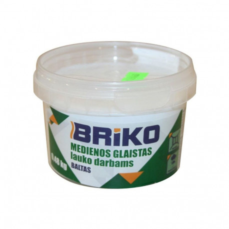 WOOD FILLER EXTERIOR BRIKO WHITE 0.48KG