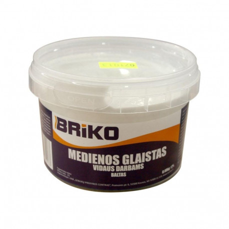 WOOD FILLER INTERIOR BRIKO WHITE 0.48KG