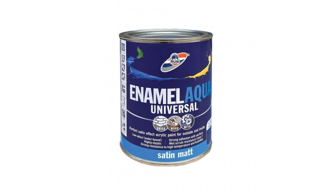 PAINT ENAMEL AQUA MAT CHESTNUTBROWN 0.9L