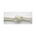 BRAIDED COLOURED ROPE WHITE 4MM/25M