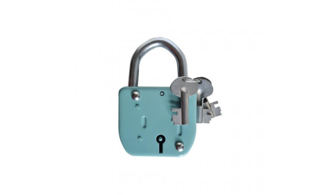 PAD LOCK LOTE 3 KEYS GREEN