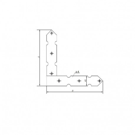 DOOR ANGLE 9521-250-250/22