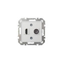 SOCKET HDMI+TV-002-01 WHITE