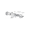 CYLINDER SET SCANDINAVIAN E701 18 CHROME