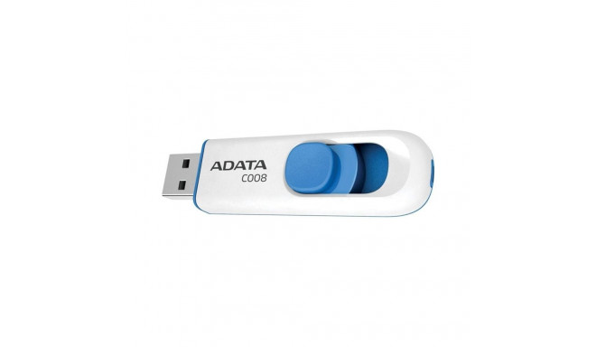 KEY USB ADATA C008 32GB USB2 WHT/BLUE