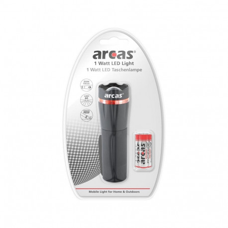 FLASHLIGHT 1W 60LM 3AAA