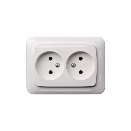 POWERP UND. 2PLUGS valge IKL 10-009