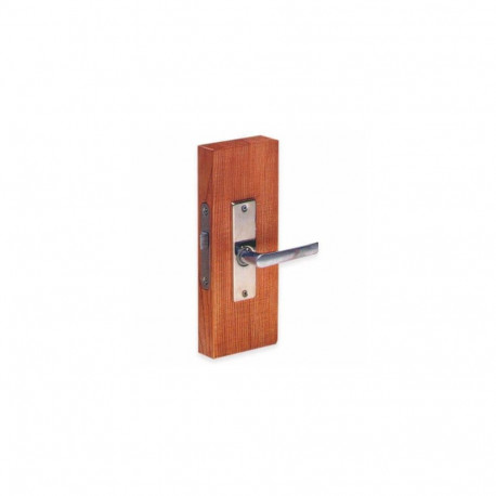 DOOR LATCH, NICKELLED, POLISHED