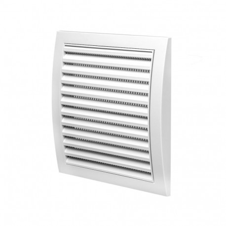 GRILLE PLASTIC ADJUSTABLE 190X190,WHITE
