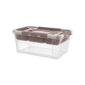 HUBERT_HILDA HOME STORAGE BOX 4.2LTAUPE