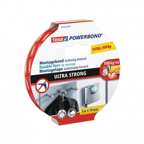 kahepoolne teip ultra tugev 5m x 19mm