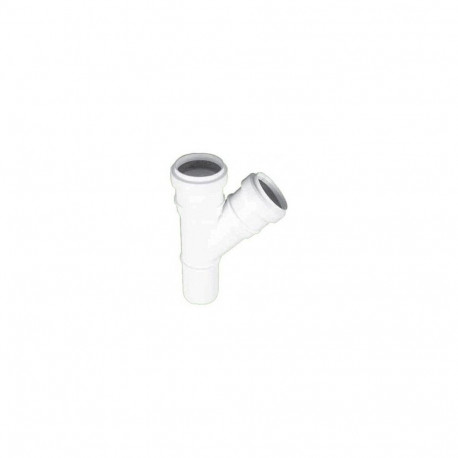 TEE INTERNAL D32/32X45° WHITE