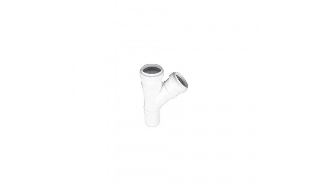 TEE INTERNAL D32/32X45° WHITE