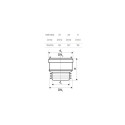 COUPLING INTERNAL SHORT HTSM D110 PP