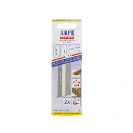 JIG SAWS BLADE HC12-R 2PCS