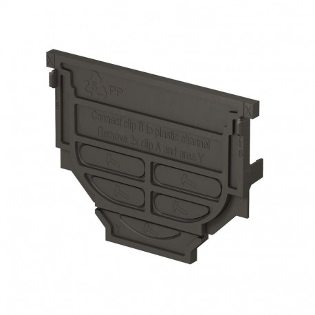 END CAP FOR HEXALINE/EUROLINE CHANNELS