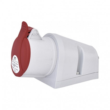 EZ 3253 32A. 400A. 3P+N+PE. pistikupesa IP44