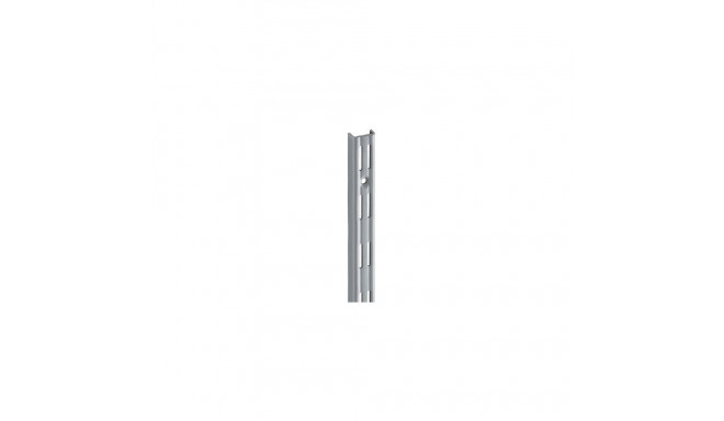 WALL UPRIGHT. DOUBLE SLOT 495 MM GREY