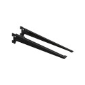 1 PAIR BRACKET ANGLE 230 MM BLACK