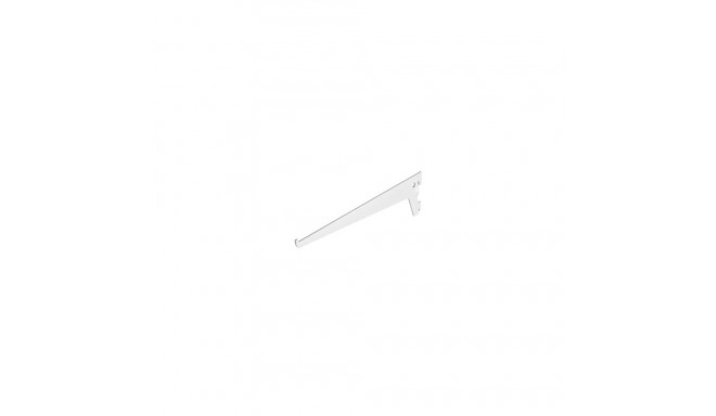 BRACKET SINGLE SLOT 300 MM WHITE