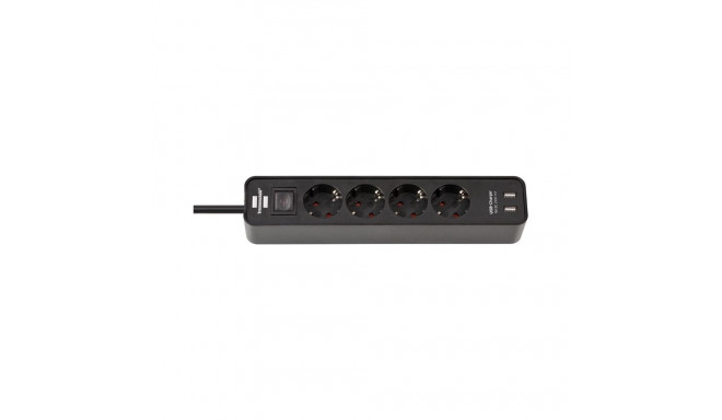 EXT CORD ECOLOR 1153240006 14M 4+2USB B pikendusjuhe