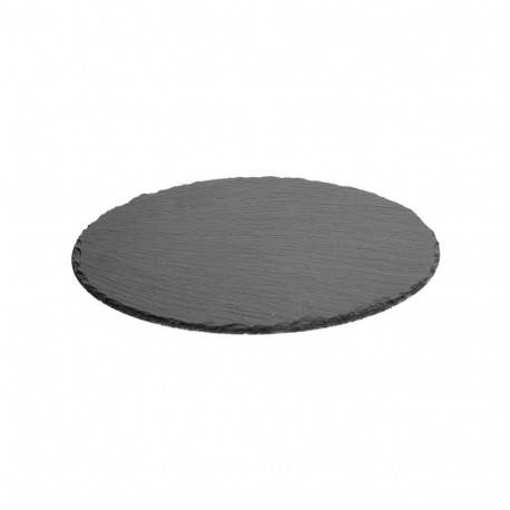 28CM ROUNDEDSLATE PLATE