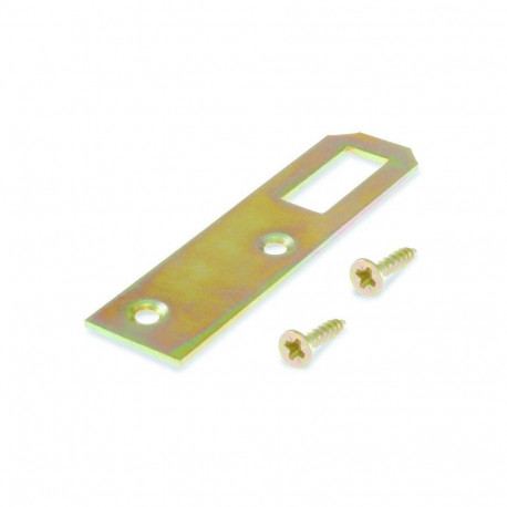 CUPBOARD FITTING 20X75X1.50 YELLOW/4PCS