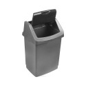 TRASH BIN CURVER CLICK-IT 15L SILVER