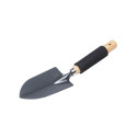 GARDEN TROWEL WITH A SMALL WOODEN AND R