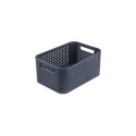 STYLE STORAGE BOXM DARK BROWN