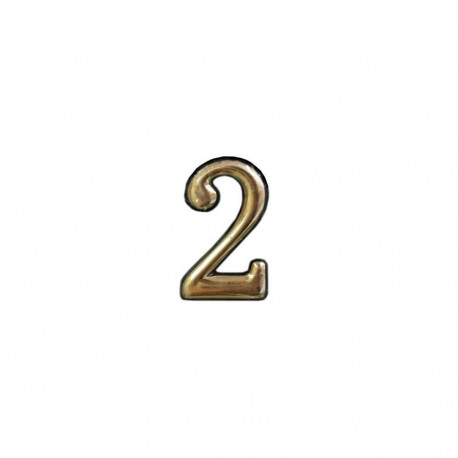 DOOR NUMBERGOLD 2 PLASTM