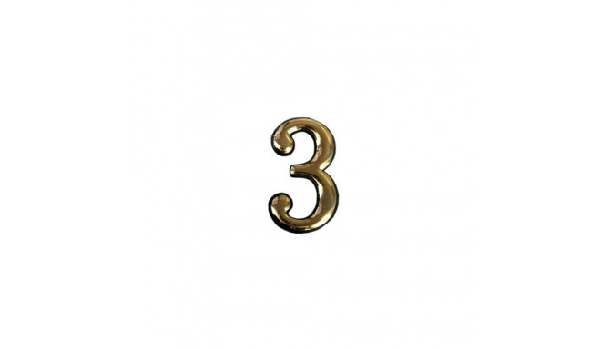DOOR NUMBER CR 3 PLASTM
