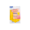 GLOVES SÖKE RUBBER L SIZE YELLOW