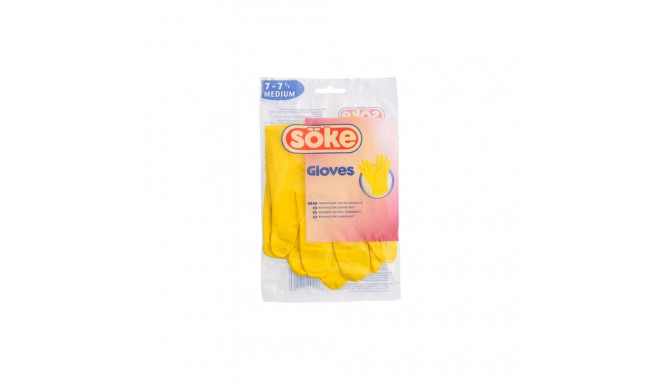 GLOVES SÖKE RUBBER M SIZE YELLOW