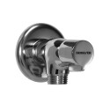 CHROME CORNER VALVE BENKISER 1/2X1/